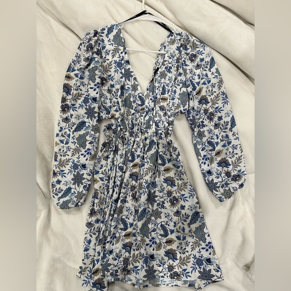 Never worn long sleeve mini dress